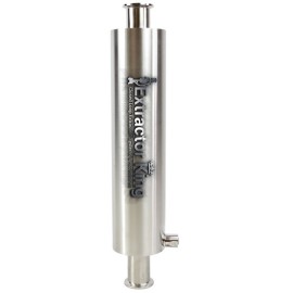2" Tri-Clamp Dewaxer Column from 12" to 36" in length