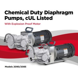 Welch Chemical Duty Diaphragm  Pumps cUL Listed