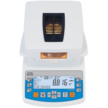 Radwag 50g Capacity 1mg Readability Ø3.5" Moisture Analyzer