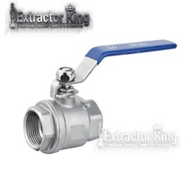 2pcs 1/4" female mini ball valve