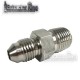 1/4" 37° JIC Flare X MNPT Stainless Steel